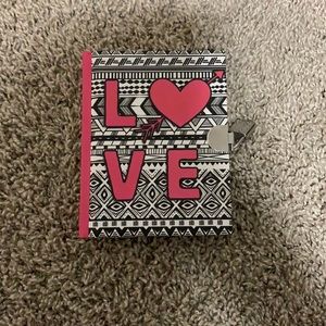 Love notebook with lock 💕